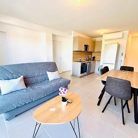 Le 209, 3min à Pieds De La Plage, Confort, Terrasse, 2 Parking Privée Apartamento *